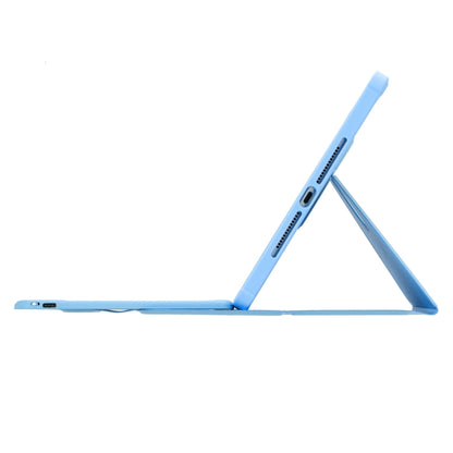 For iPad Pro 11 2024 L13-BS 360 Rotation Acrylic Transparent Bluetooth Keyboard Leather Case with Backlight(Blue) - For iPad Pro by PMC Jewellery | Online Shopping South Africa | PMC Jewellery | Buy Now Pay Later Mobicred