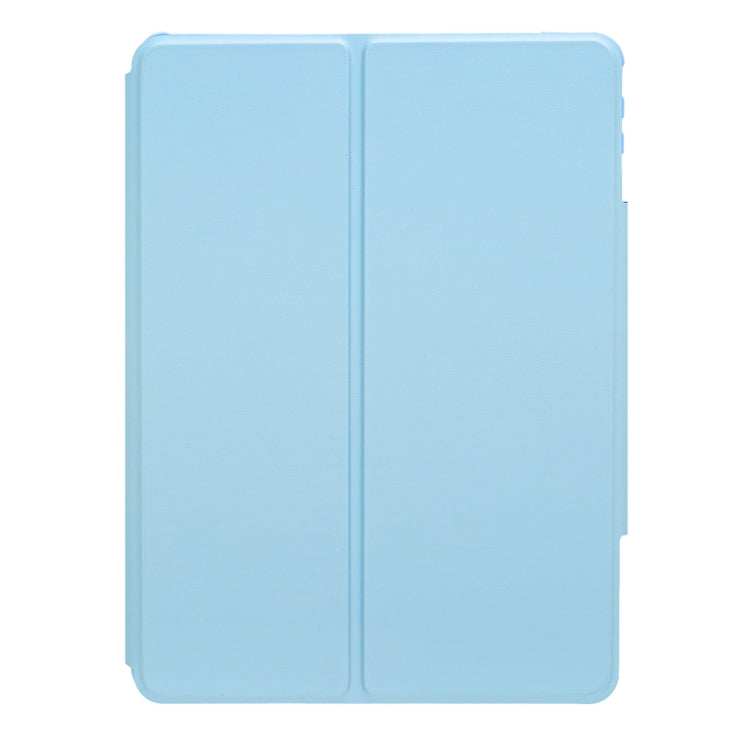 For iPad Pro 11 2024 YL13 360 Rotation Acrylic Transparent Round Keycap Bluetooth Keyboard Leather Case(Blue) - For iPad Pro by PMC Jewellery | Online Shopping South Africa | PMC Jewellery | Buy Now Pay Later Mobicred