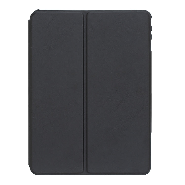 For iPad Pro 11 2024 YL13-A 360 Rotation Acrylic Transparent Round Keycap Bluetooth Keyboard Leather Case With Touch Control(Black) - For iPad Pro by PMC Jewellery | Online Shopping South Africa | PMC Jewellery | Buy Now Pay Later Mobicred