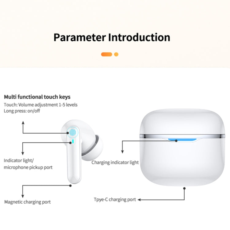 Bluetooth 5.3 In-ear AI Smart Recognition Hearing Aid(White) - free shipping - PMC Jewellery - Order now!