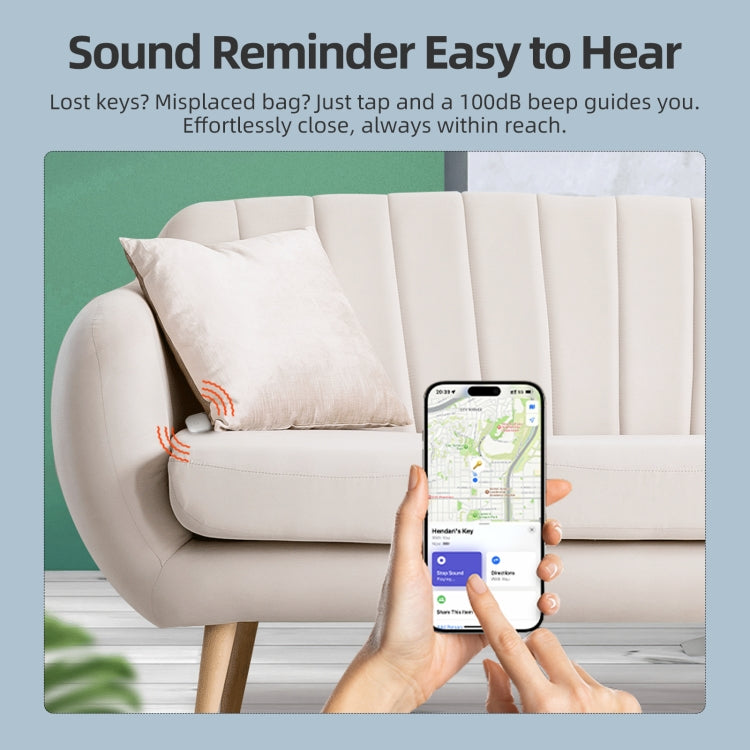 F2 Global Location Tracker Anti-lost Device(White) - Personal Tracker by PMC Jewellery | Online Shopping South Africa | PMC Jewellery | Buy Now Pay Later Mobicred