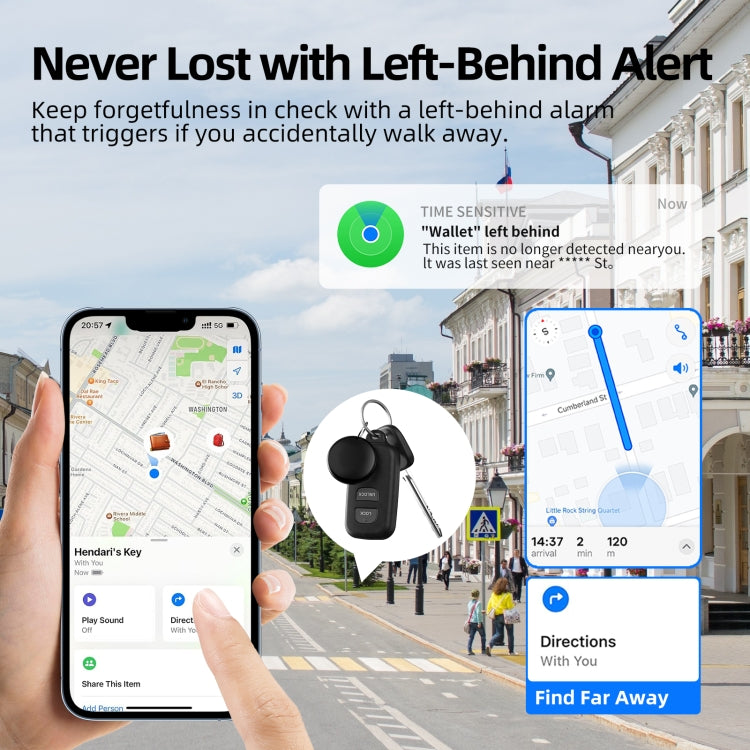F8 Waterproof Global Location Tracker Anti-lost Device(Black) - Personal Tracker by PMC Jewellery | Online Shopping South Africa | PMC Jewellery | Buy Now Pay Later Mobicred