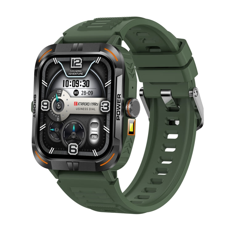 ZW69 1.97 inch AMOLED Outdoor Sports BT Call Smart Watch, Blood Oxygen / Heart Rate / Remote Photography / Sleep monitoring(Green) - Smart Wristbands by PMC TechLife | Online Shopping South Africa | PMC TechLife | Buy Now Pay Later Mobicred