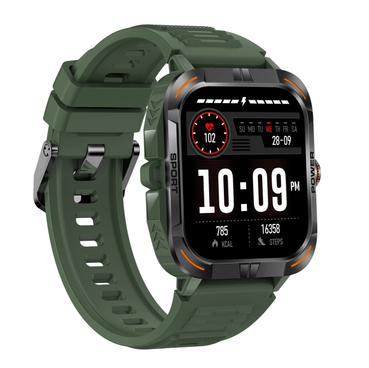 ZW69 1.97 inch AMOLED Outdoor Sports BT Call Smart Watch, Blood Oxygen / Heart Rate / Remote Photography / Sleep monitoring(Green) - Smart Wristbands by PMC TechLife | Online Shopping South Africa | PMC TechLife | Buy Now Pay Later Mobicred
