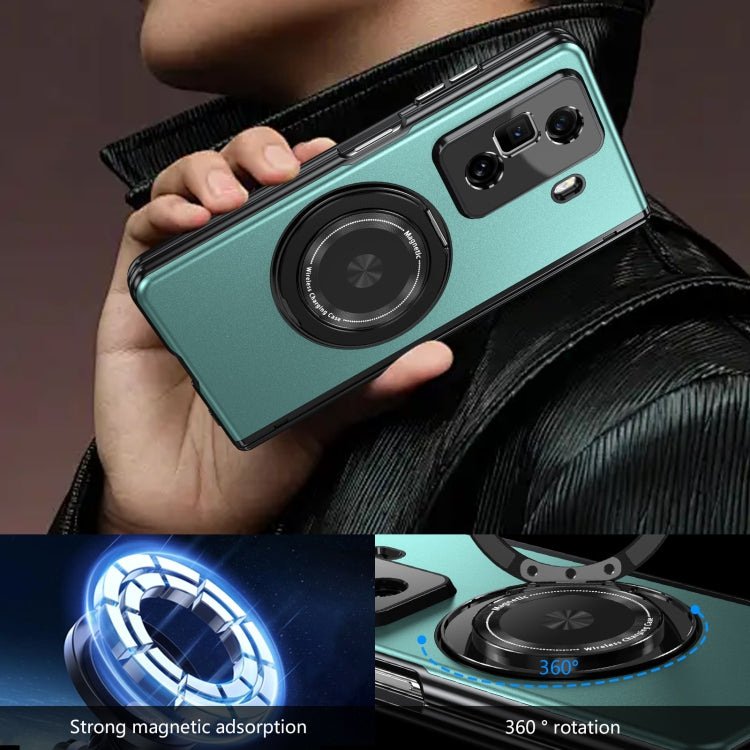 For Honor Magic Vs3 Gold Medal Rotating Folding Series Ring Holder Phone Case(Royal Blue) - Honor Cases by PMC TechLife | Online Shopping South Africa | PMC TechLife | Buy Now Pay Later Mobicred