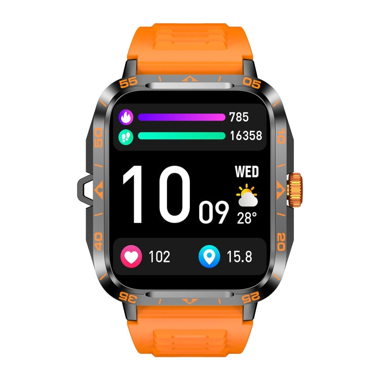 ZW59 1.95 inch BT Call Sports Smart Watch, Blood Oxygen / Heart Rate / Remote Photography(Orange) - free shipping - PMC TechLife - Order now!