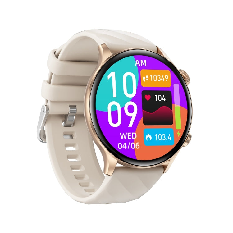 ZW63 1.39 inch Round Screen Smart Watch, Heart Rate / Blood Pressure / Blood Sugar / Blood Oxygen / Body Temperature / MET Test(Gold) - Smart Wristbands by PMC TechLife | Online Shopping South Africa | PMC TechLife | Buy Now Pay Later Mobicred