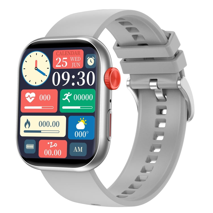 LC88 2 inch Square Screen BT Call Smart Watch, Heart Rate / Blood Pressure / Blood Oxygen / Sleep Monitoring(Silver) - Smart Wristbands by PMC TechLife | Online Shopping South Africa | PMC TechLife | Buy Now Pay Later Mobicred