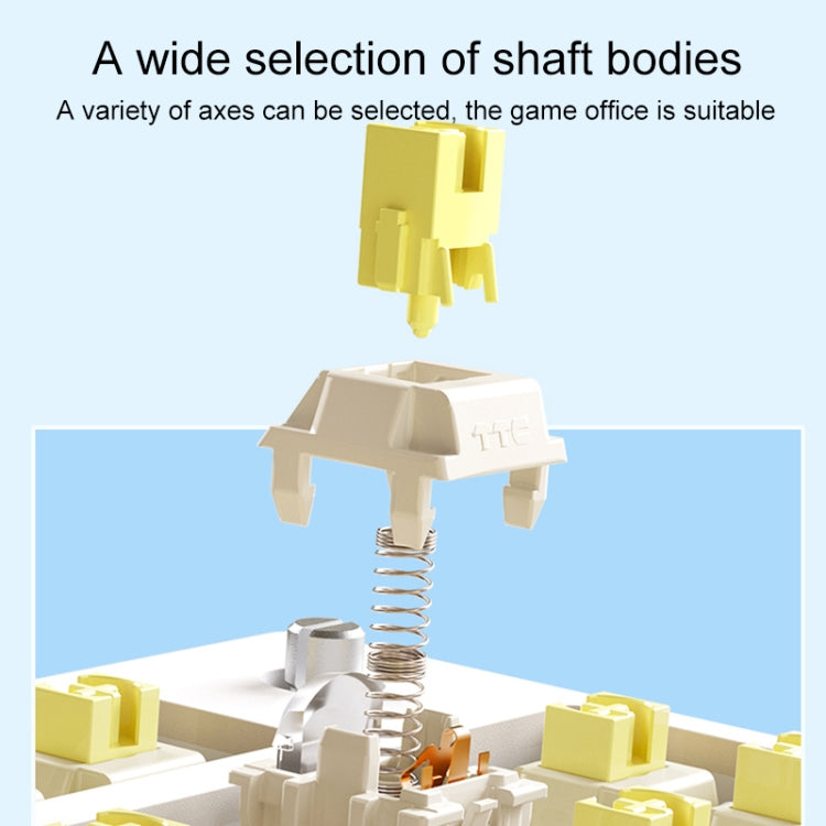 AULA F75 80 Keys Wired/2.4G/Bluetooth Three Model Customized RGB Mechanical Keyboard(Gradient Grey) - Wireless Keyboard by AULA | Online Shopping South Africa | PMC TechLife | Buy Now Pay Later Mobicred