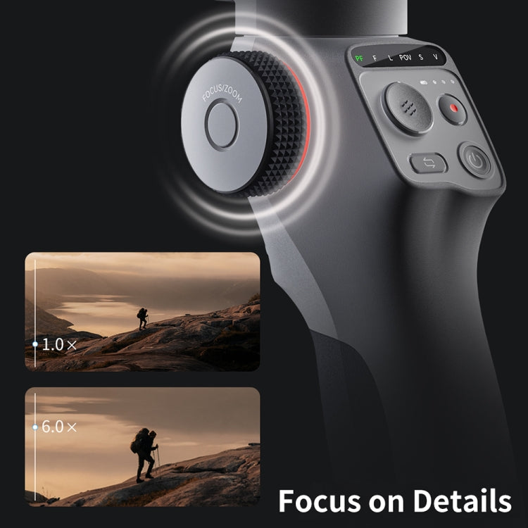 FUNSNAP Capture 5 Professional 3-Axis Handheld Gimbal Phone Live Stabilizer, Combo Version(Grey) - free shipping - PMC TechLife - Order now!