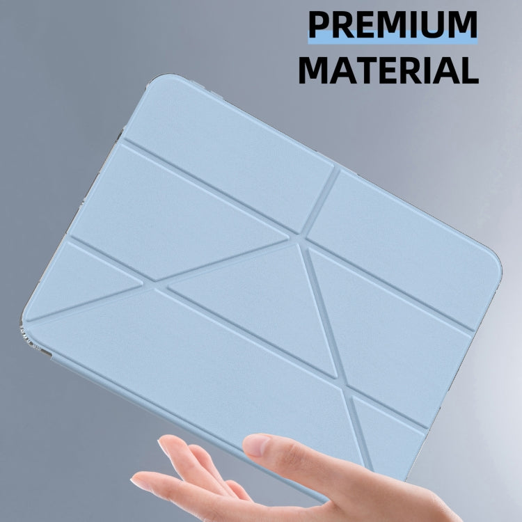 For iPad 2025 / 2022 mutural Y-Shape Deformation Leather Tablet Case(Green) - free shipping - PMc TechLife - Order now!