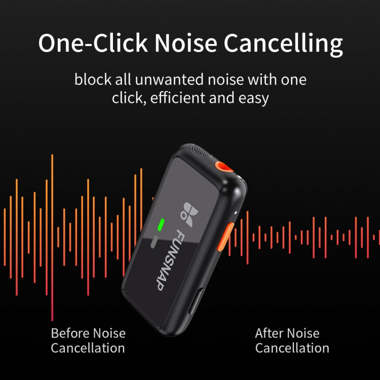 FUNSNAP S6 Lavalier Wireless Microphone, 8 Pin RX + 1 TX - Microphone by FUNSNAP | Online Shopping South Africa | PMC TechLife | Buy Now Pay Later Mobicred