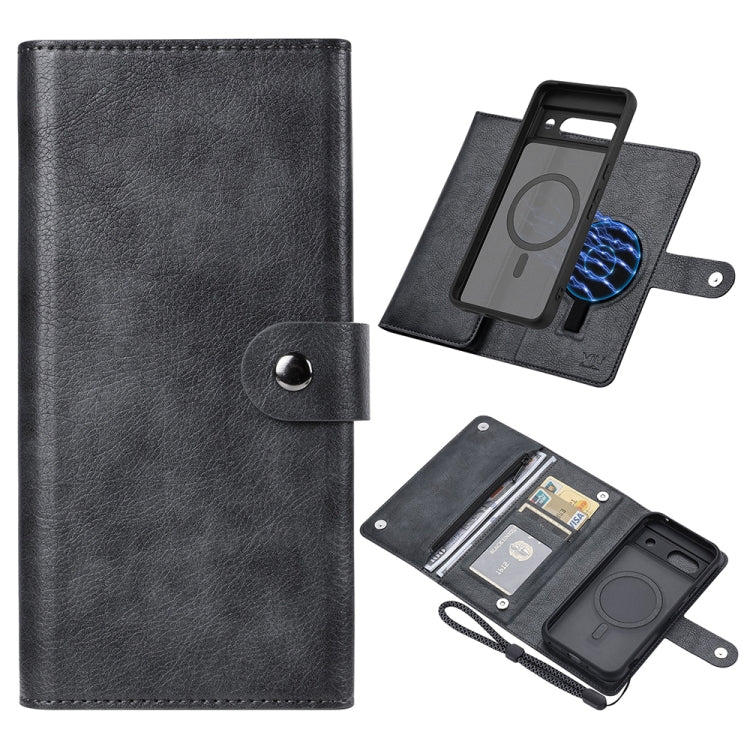 For Google Pixel 8a ViLi GVB Series MagSafe Magnetic RFID Leather Phone Case(Black) - free shipping - PMC TechLife - Order now!