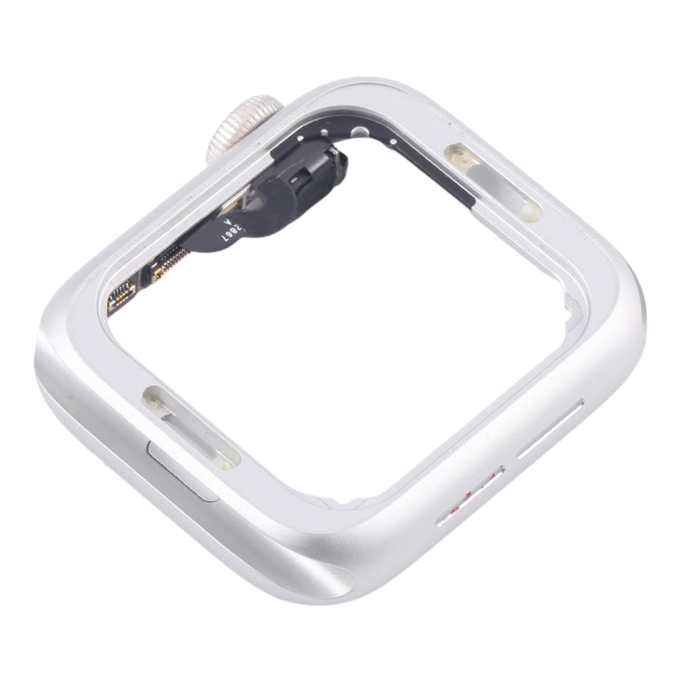 For Apple Watch Series 4 40MM LTE Aluminium Alloy Middle Frame Bezel Plate with Crown Spin Axis Flex Cable(Silver) - Middle Frame by PMC TechLife | Online Shopping South Africa | PMC TechLife | Buy Now Pay Later Mobicred