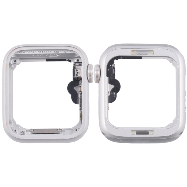 For Apple Watch Series 5 40MM GPS Aluminium Alloy Middle Frame Bezel Plate with Crown Spin Axis Flex Cable(Silver) - Middle Frame by PMC TechLife | Online Shopping South Africa | PMC TechLife | Buy Now Pay Later Mobicred