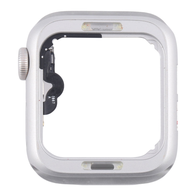For Apple Watch Series 5 40MM GPS Aluminium Alloy Middle Frame Bezel Plate with Crown Spin Axis Flex Cable(Silver) - Middle Frame by PMC TechLife | Online Shopping South Africa | PMC TechLife | Buy Now Pay Later Mobicred