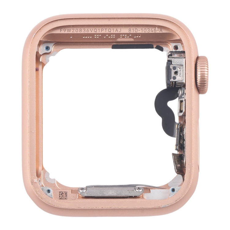 For Apple Watch Series 4 44MM LTE Aluminium Alloy Middle Frame Bezel Plate with Crown Spin Axis Flex Cable(Gold) - Middle Frame by PMC TechLife | Online Shopping South Africa | PMC TechLife | Buy Now Pay Later Mobicred
