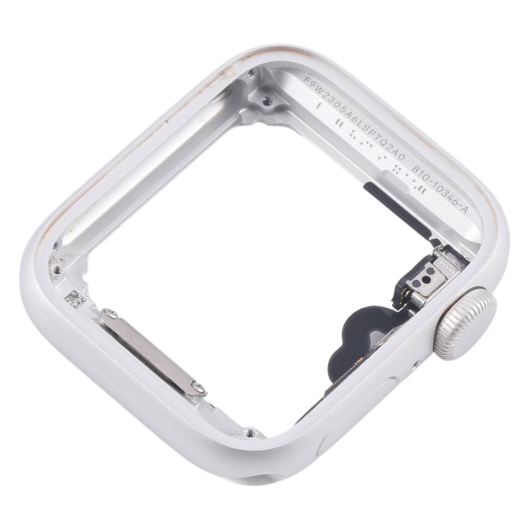 For Apple Watch Series 4 44MM LTE Aluminium Alloy Middle Frame Bezel Plate with Crown Spin Axis Flex Cable(Silver) - Middle Frame by PMC TechLife | Online Shopping South Africa | PMC TechLife | Buy Now Pay Later Mobicred