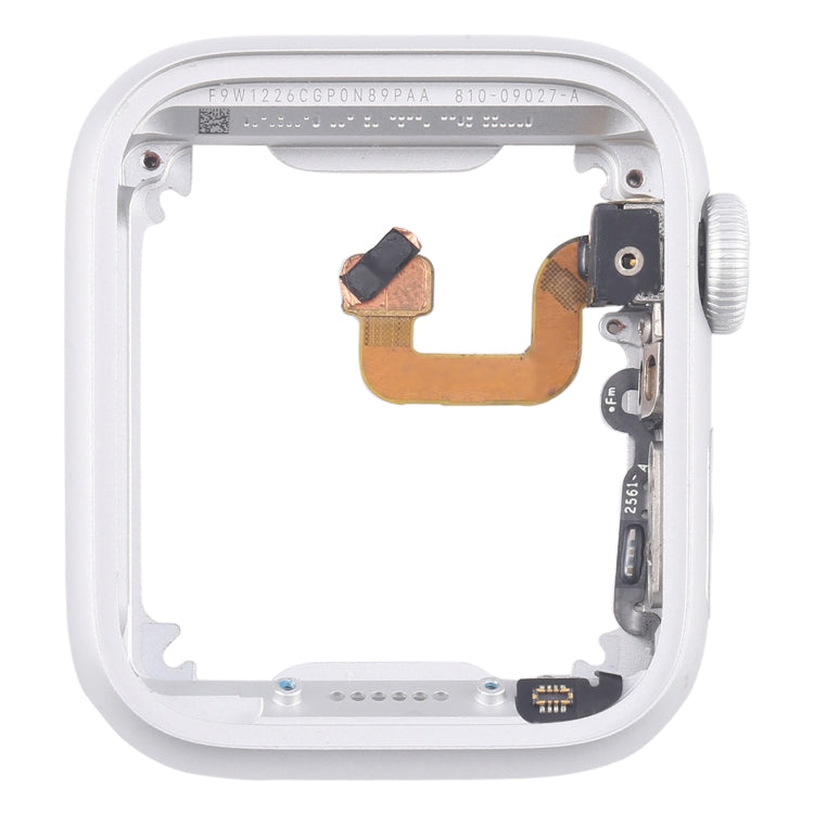 For Apple Watch Series 6 40MM LTE Aluminium Alloy Middle Frame Bezel Plate with Crown Spin Axis Flex Cable(Silver) - Middle Frame by PMC TechLife | Online Shopping South Africa | PMC TechLife | Buy Now Pay Later Mobicred