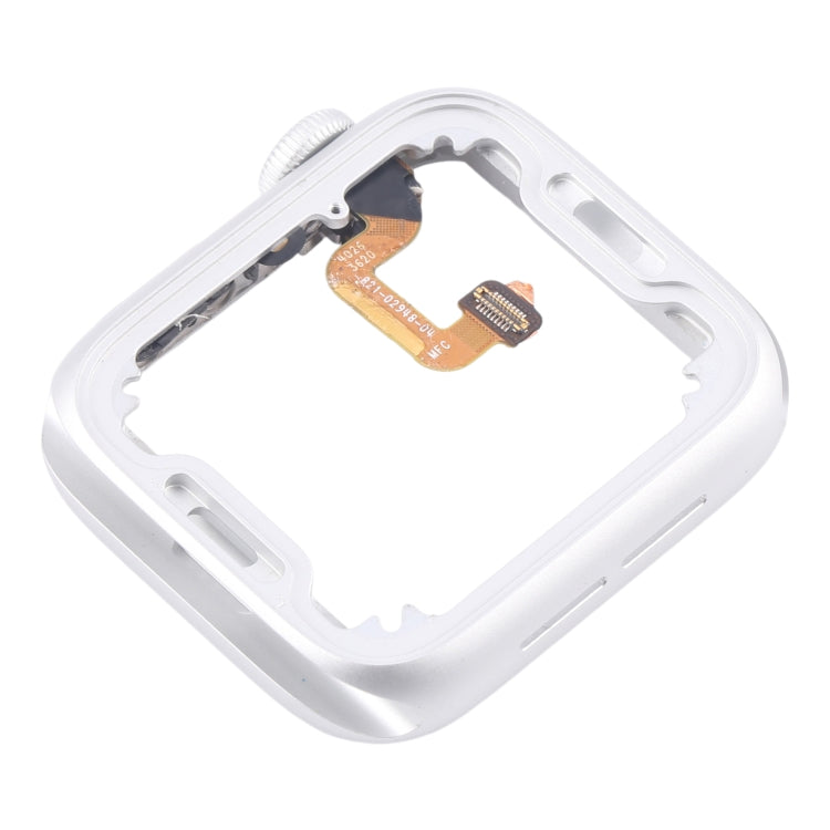 For Apple Watch Series 6 40MM LTE Aluminium Alloy Middle Frame Bezel Plate with Crown Spin Axis Flex Cable(Silver) - Middle Frame by PMC TechLife | Online Shopping South Africa | PMC TechLife | Buy Now Pay Later Mobicred