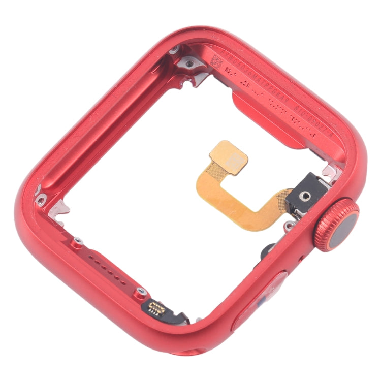 For Apple Watch Series 6 40MM GPS Aluminium Alloy Middle Frame Bezel Plate with Crown Spin Axis Flex Cable(Red) - Middle Frame by PMC TechLife | Online Shopping South Africa | PMC TechLife | Buy Now Pay Later Mobicred