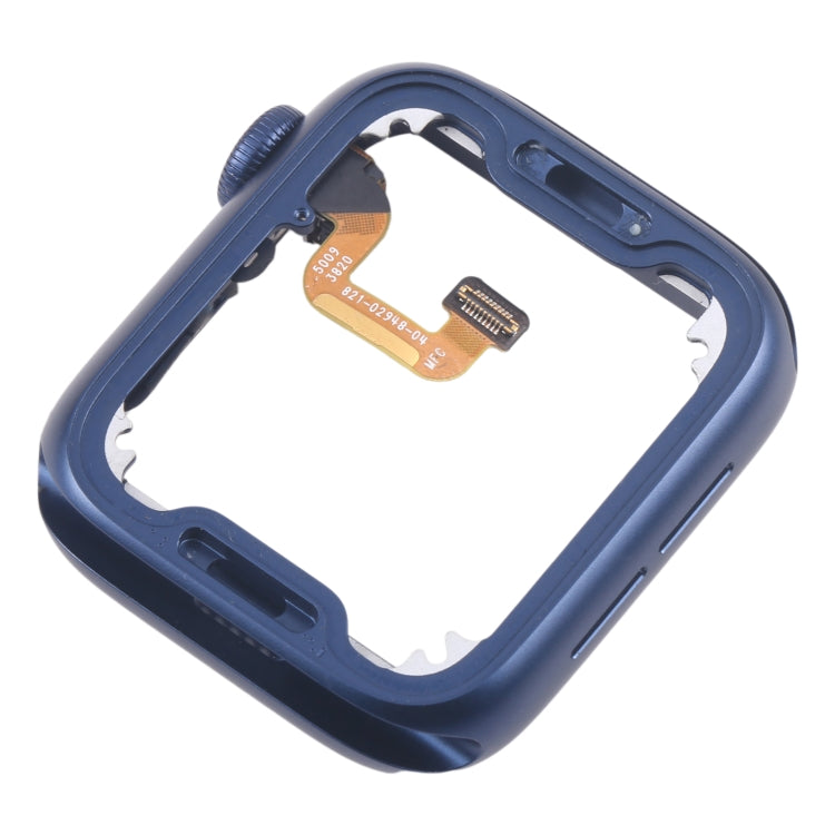For Apple Watch Series 6 40MM GPS Aluminium Alloy Middle Frame Bezel Plate with Crown Spin Axis Flex Cable(Blue) - Middle Frame by PMC TechLife | Online Shopping South Africa | PMC TechLife | Buy Now Pay Later Mobicred