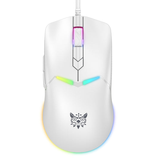 ONIKUMA CW929 RGB 6400DPI Wired Mouse(White) - Wired Mice by ONIKUMA | Online Shopping South Africa | PMC Jewellery | Buy Now Pay Later Mobicred