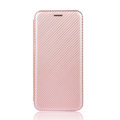 For Blackview A80 Pro Carbon Fiber Texture Horizontal Flip TPU + PC + PU Leather Case with Card Slot(Pink) - More Brand by PMC Jewellery | Online Shopping South Africa | PMC Jewellery | Buy Now Pay Later Mobicred