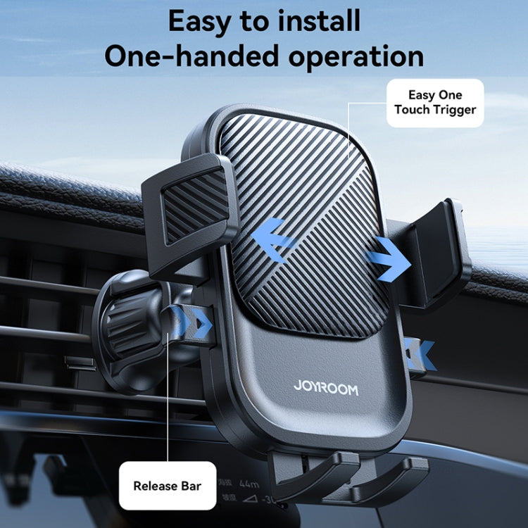 JOYROOM JR-OK6 Car Air Outlet Mechanical Phone Holder(Black) - free shipping - PMC TechLife - Order now!