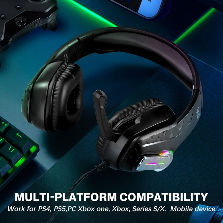 KOTION EACH G4100 Head-mounted Stereo Gaming Earphone with Mic, Black, Length: About 2.1m - Multimedia Headset by KOTION EACH | Online Shopping South Africa | PMC TechLife | Buy Now Pay Later Mobicred