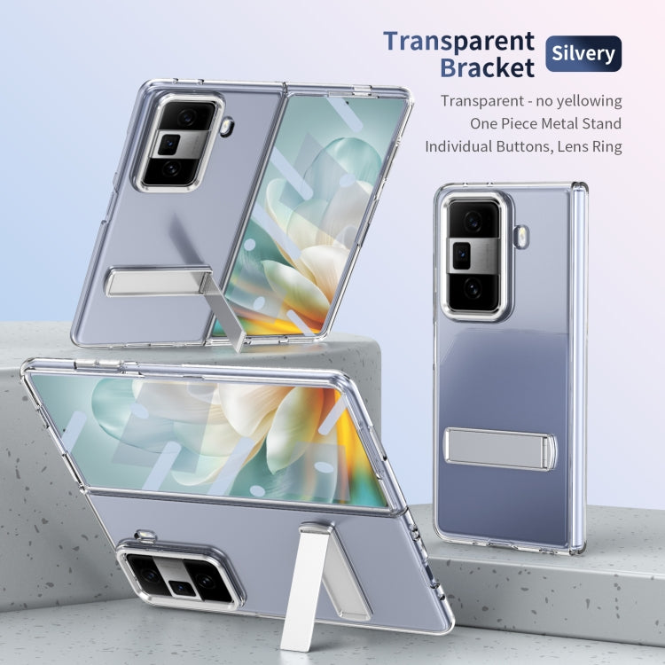For Honor Magic Vs3 Ice-Cold Holder PC Hybrid TPU Phone Case(Silver) - Honor Cases by PMC TechLife | Online Shopping South Africa | PMC TechLife | Buy Now Pay Later Mobicred