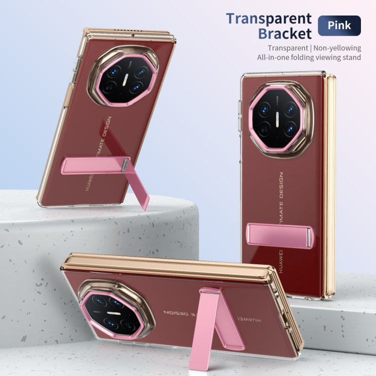 For Huawei Mate XT Ultimate Ice-Cold Holder PC Hybrid TPU Phone Case(Pink) - Huawei Cases by PMC TechLife | Online Shopping South Africa | PMC TechLife | Buy Now Pay Later Mobicred