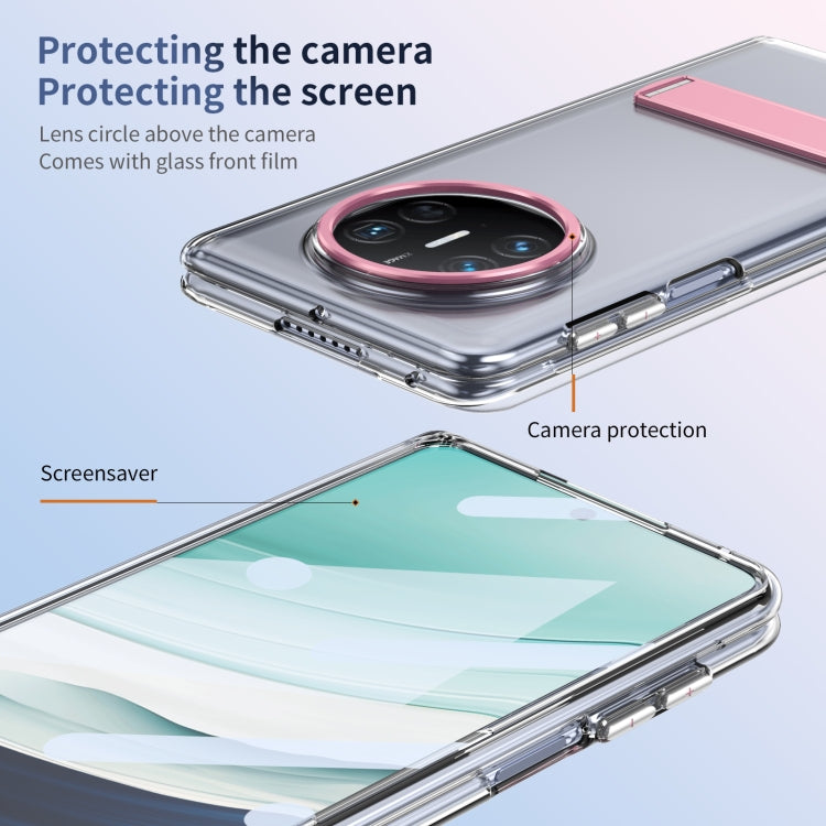 For Huawei Mate X5 Ice-Cold Holder PC Hybrid TPU Phone Case(Pink) - Huawei Cases by PMC TechLife | Online Shopping South Africa | PMC TechLife | Buy Now Pay Later Mobicred