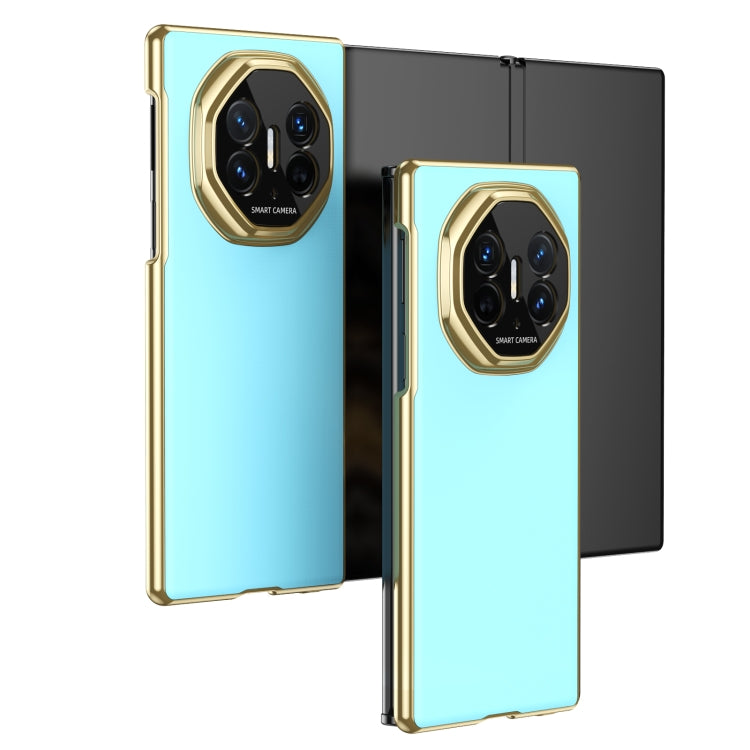 For Huawei Mate XT Ultimate Design Integrated AG Frosted Vacuum Plating Phone Case(Ice Blue) - Huawei Cases by PMC TechLife | Online Shopping South Africa | PMC TechLife | Buy Now Pay Later Mobicred