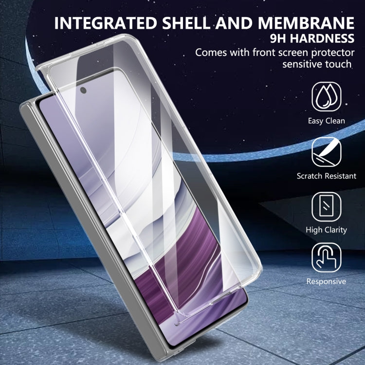For Huawei Mate X5 lce Folding Series MagSafe Integrated Clear PC Phone Case(Silver) - Huawei Cases by PMC TechLife | Online Shopping South Africa | PMC TechLife | Buy Now Pay Later Mobicred