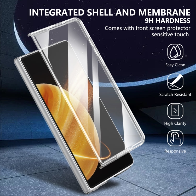 For Honor Magic V3 lce Folding Series MagSafe Integrated Clear PC Phone Case(Silver) - Honor Cases by PMC TechLife | Online Shopping South Africa | PMC TechLife | Buy Now Pay Later Mobicred