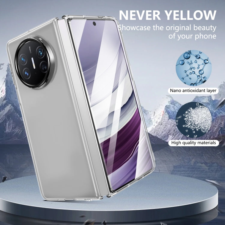 For Huawei Mate X3 lce Folding Series Integrated Clear PC Phone Case(Black) - Huawei Cases by PMC TechLife | Online Shopping South Africa | PMC TechLife | Buy Now Pay Later Mobicred