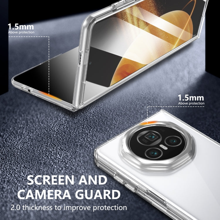 For Honor Magic V3 lce Folding Series Integrated Clear PC Phone Case(Silver) - Honor Cases by PMC TechLife | Online Shopping South Africa | PMC TechLife | Buy Now Pay Later Mobicred