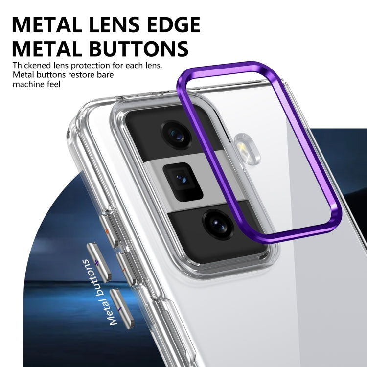 For Honor Magic Vs3 lce Folding Series Integrated Clear PC Phone Case(Purple) - free shipping - PMC TechLife - Order now!