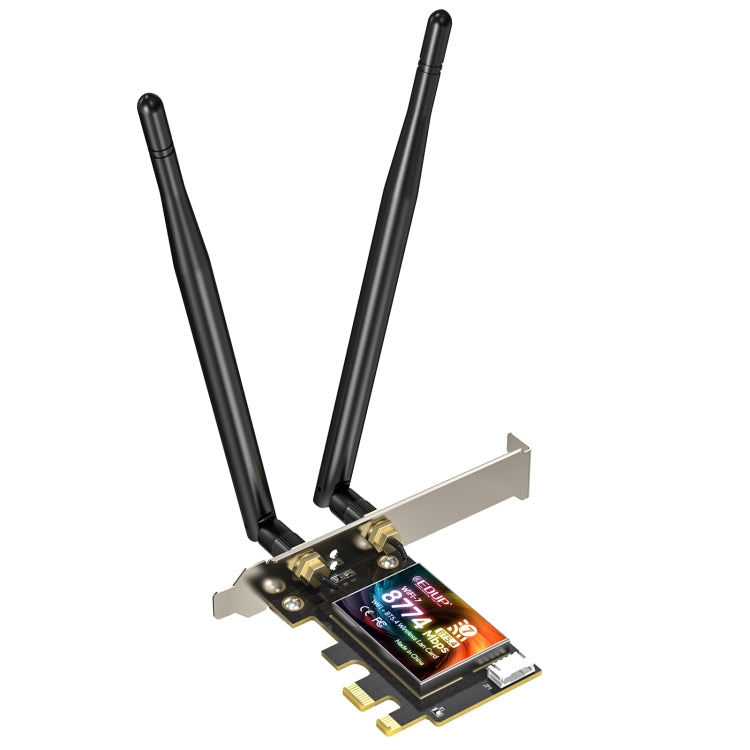 EDUP EP-BE9715 8774Mbps WiFi 7 Bluetooth 5.4 Tri-Band PCI-E WiFi Adapter Wireless Network Card(Black) - free shipping - PMC TechLife - Order now!