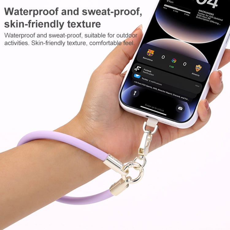 DUX DUICS Stoyobe PL-II Universal Silicone Phone Wrist Strap Anti-lost Lanyard(Pink) - Lanyards & Wrist Straps by DUX DUCIS | Online Shopping South Africa | PMc TechLife | Buy Now Pay Later Mobicred