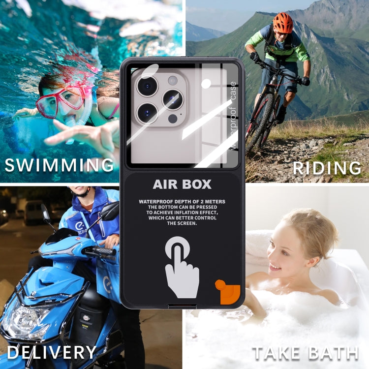 RedPepper Air Box Max 6.9 IP68 Waterproof Phone Case for 6.9 inch Phone(Black) - Waterproof Bag by RedPepper | Online Shopping South Africa | PMc TechLife | Buy Now Pay Later Mobicred