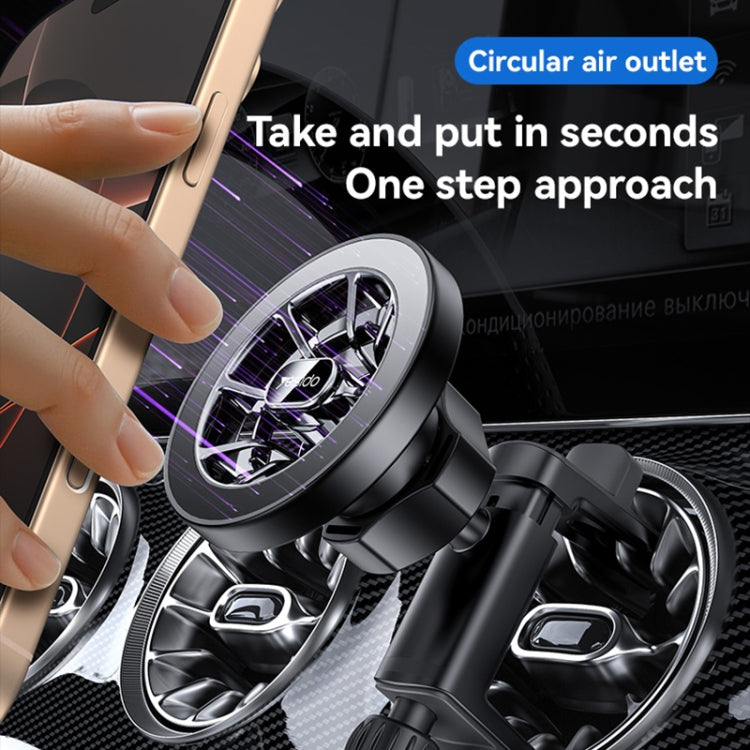 Yesido C221 Car Air Vent MagSafe Magnetic Phone Holder(Black) - Universal Car Holders by Yesido | Online Shopping South Africa | PMC TechLife | Buy Now Pay Later Mobicred