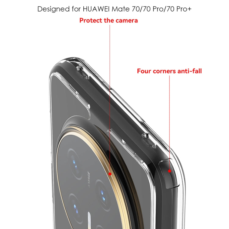 For Huawei Mate 70 Pro / 70 Pro+ Frosted 360 Degree Rotating Holder Phone Case(Black) - Huawei Cases by PMC TechLife | Online Shopping South Africa | PMC TechLife | Buy Now Pay Later Mobicred