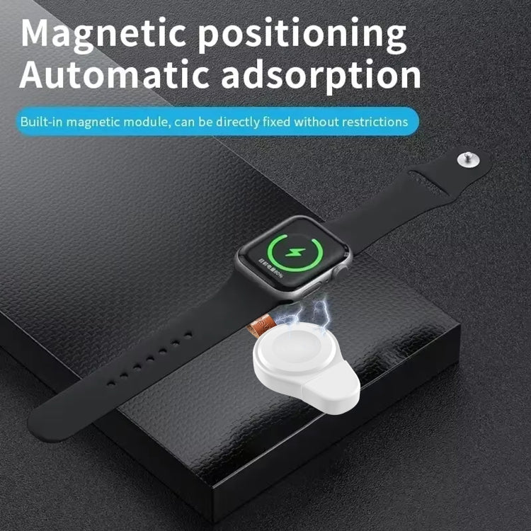 For Apple Watch Series A01 Portable Wireless Charger(Black) - Charger / Holder by PMC TechLife | Online Shopping South Africa | PMC TechLife | Buy Now Pay Later Mobicred