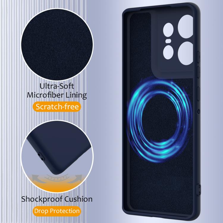 For Motorola Edge 50 Ultra Shockproof Silicone Magsafe Phone Case(Navy Blue) - free shipping - PMC TechLife - Order now!