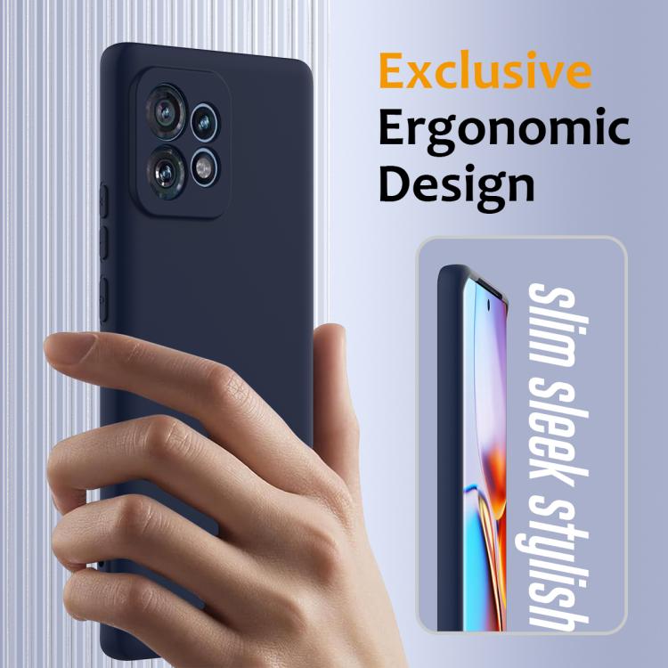 For Motorola Edge+ 2023 Shockproof Silicone Magsafe Phone Case(Navy Blue) - free shipping - PMC TechLife - Order now!