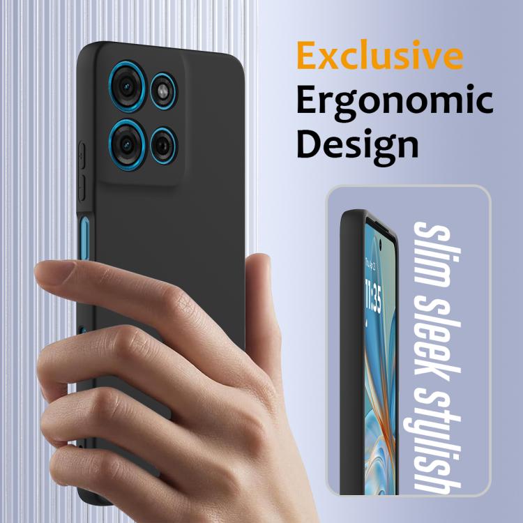 For Motorola Moto G75 5G Shockproof Silicone Magsafe Phone Case(Black) - free shipping - PMC TechLife - Order now!