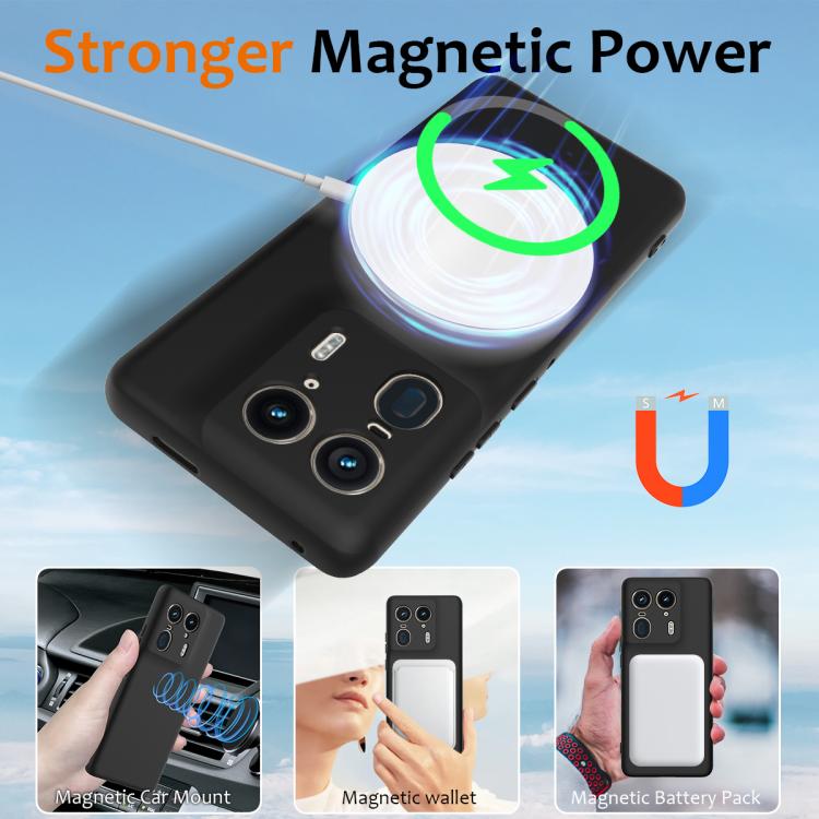 For Motorola Moto X50 Ultra Shockproof Silicone Magsafe Phone Case(Black) - free shipping - PMC TechLife - Order now!