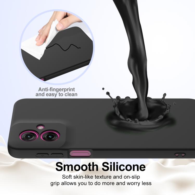For Motorola Moto G55 5G Shockproof Silicone Magsafe Phone Case(Black) - free shipping - PMC TechLife - Order now!